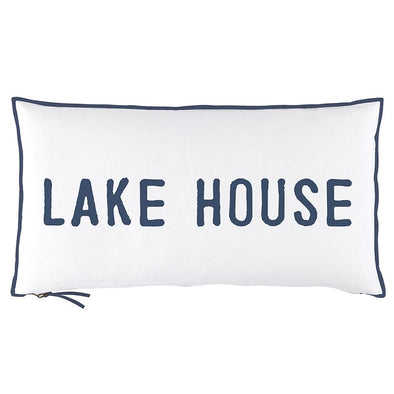 Face to Face Lumbar Pillow - Lake House