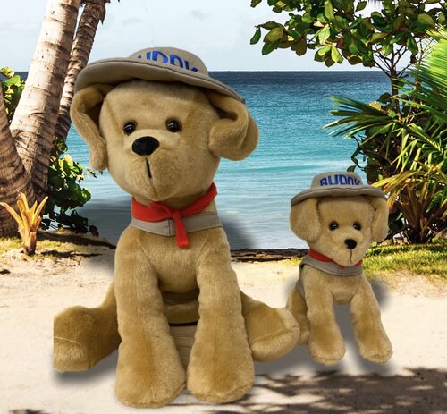 Fishing Buddy Plush Dog