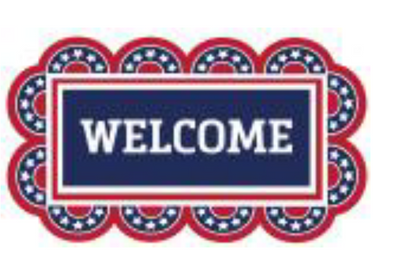 Welcome Americana Doormat