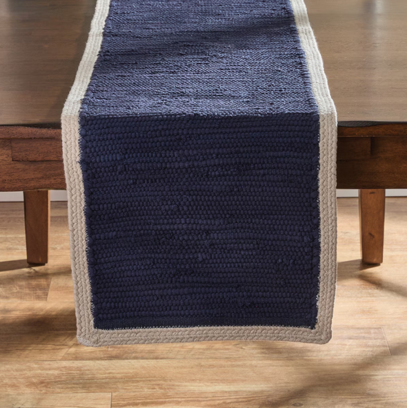 Dune Table Runner 54" L - Navy