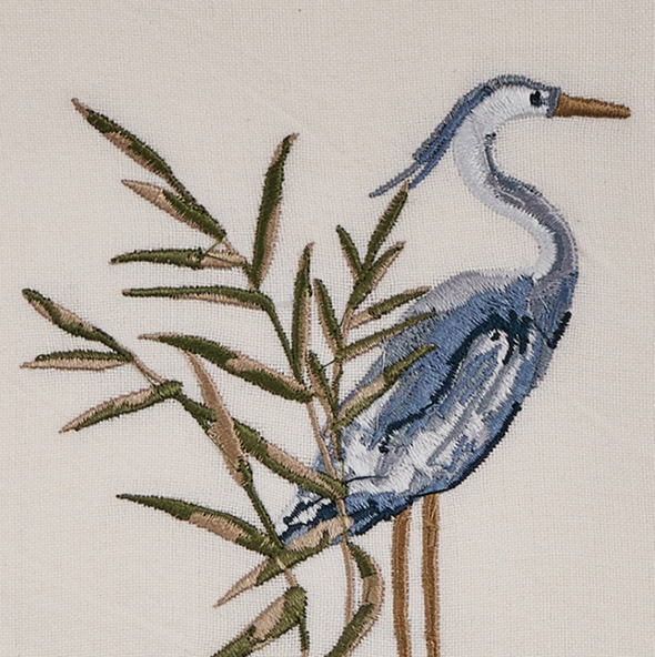 Blue Heron Decorative Dishtowel