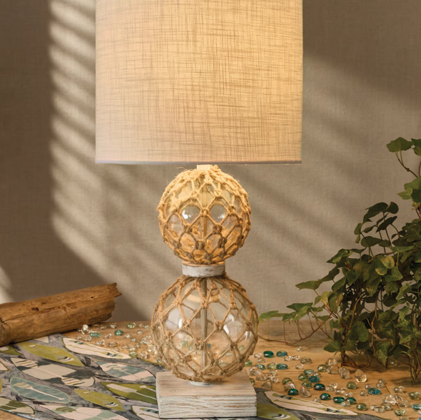 Glass Float Lamp With Shade