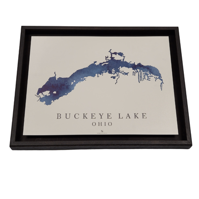 Buckeye Lake Simple Soul Black Frame Wall Art