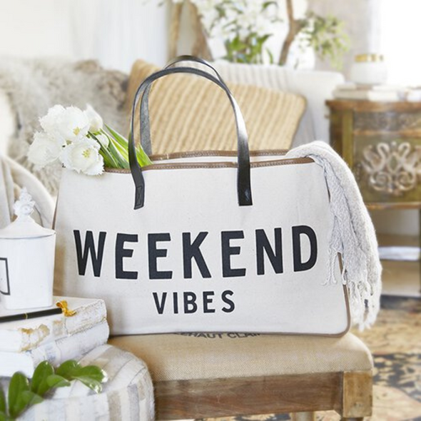 Canvas Tote - Weekend Vibes