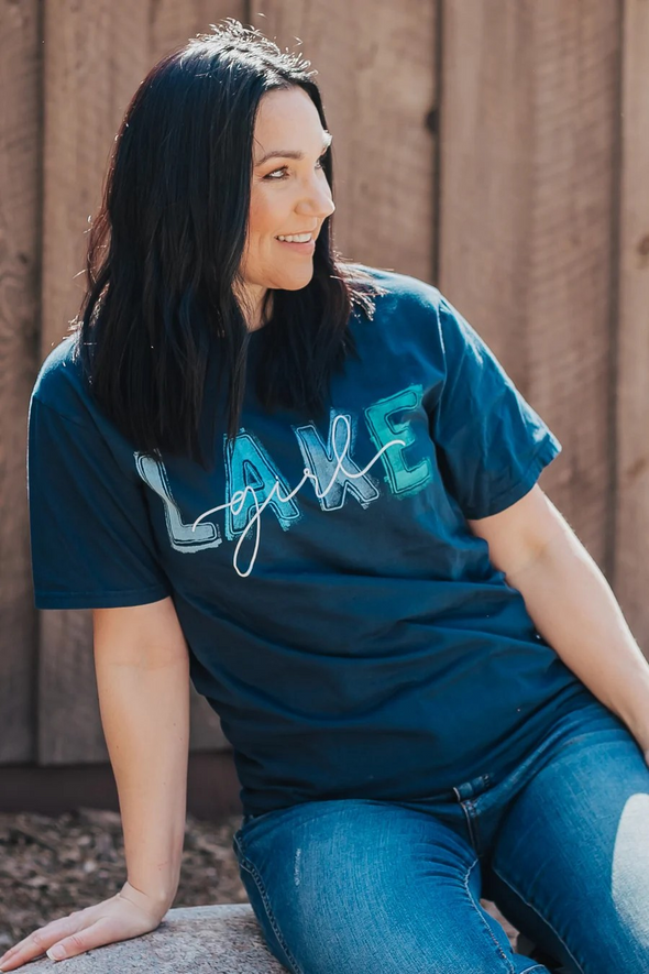 Ringspun Brushed Lake Short Sleeve Tee