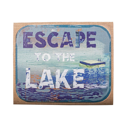 Wood Escape to the Lake Wall Art