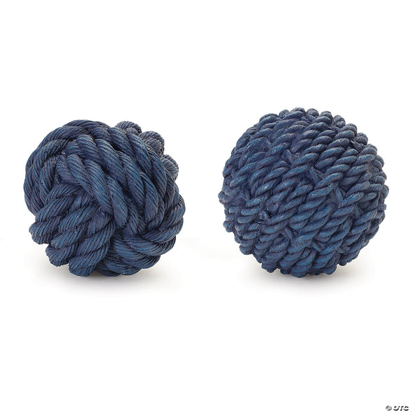 Blue Rope Orb Filler Decor