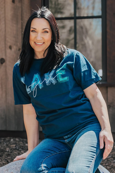 Ringspun Brushed Lake Short Sleeve Tee
