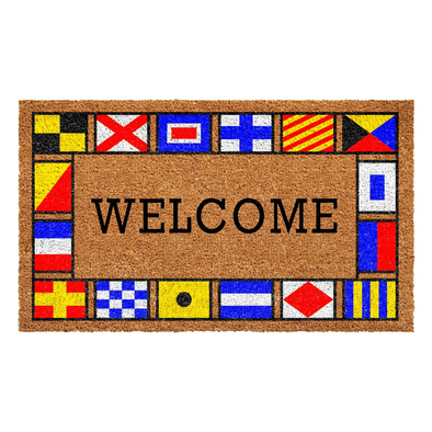 Nautical Flags Doormat