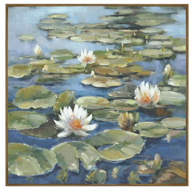 Blue Water Lilies