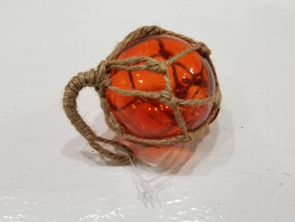 Nautical Fishing Glass Buoy Float in Rope, Decorative Sphere Netted Hanging  Ornament, Assorted – Buckeye Lake Place