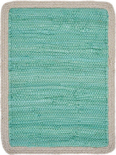Hand Loomed Turquoise Placemat
