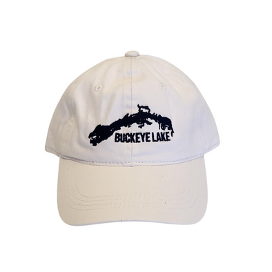 Buckeye Lake Map Embroidered Hat