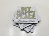 My Happy Place Rubber Coasters - Buckeye Lake Place