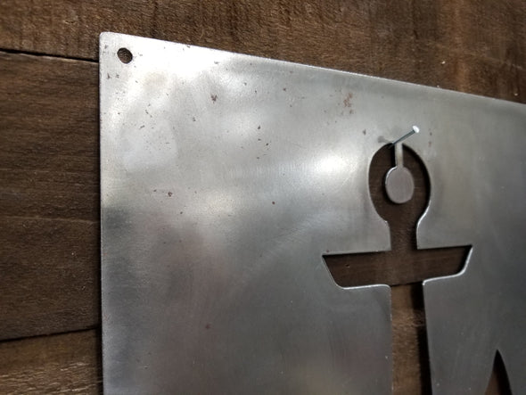 Metal Anchor Cutout/Holes