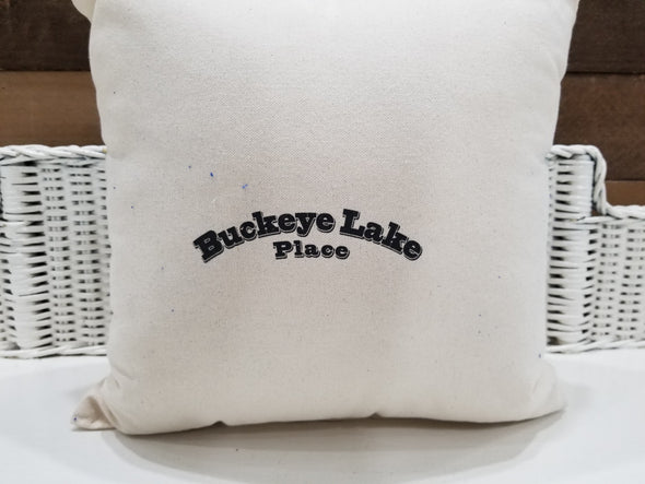 Custom Buckeye Lake Pillow