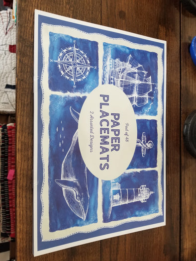 Nautical Paper Placemats