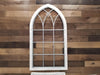 Arched Paned Window Frame - Buckeye Lake Place