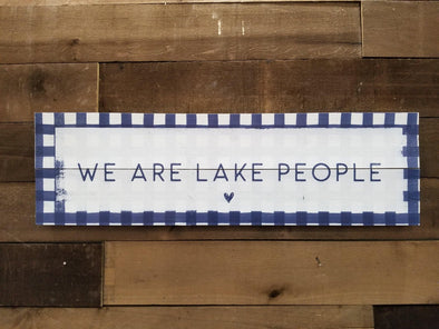 Lake People Vintage Pallet Board - Buckeye Lake Place