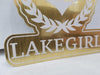 Anchor Sticker Metallic Gold - Buckeye Lake Place
