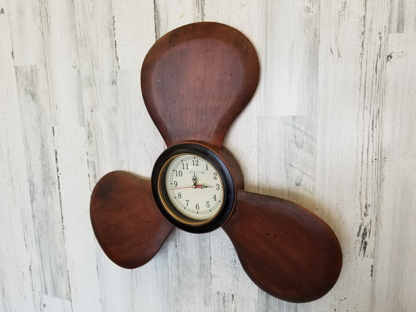 Wood Propeller Clock