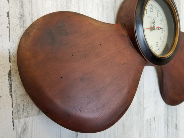 Wood Propeller Clock