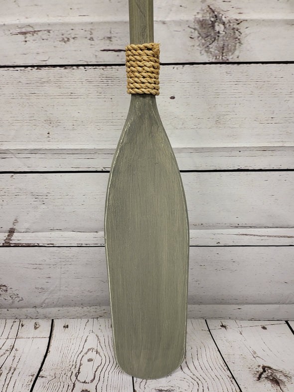 Rounded Paddle Wood With Rope 5'5"