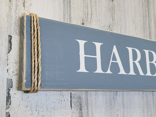 Wood Sign "Harbor Life"