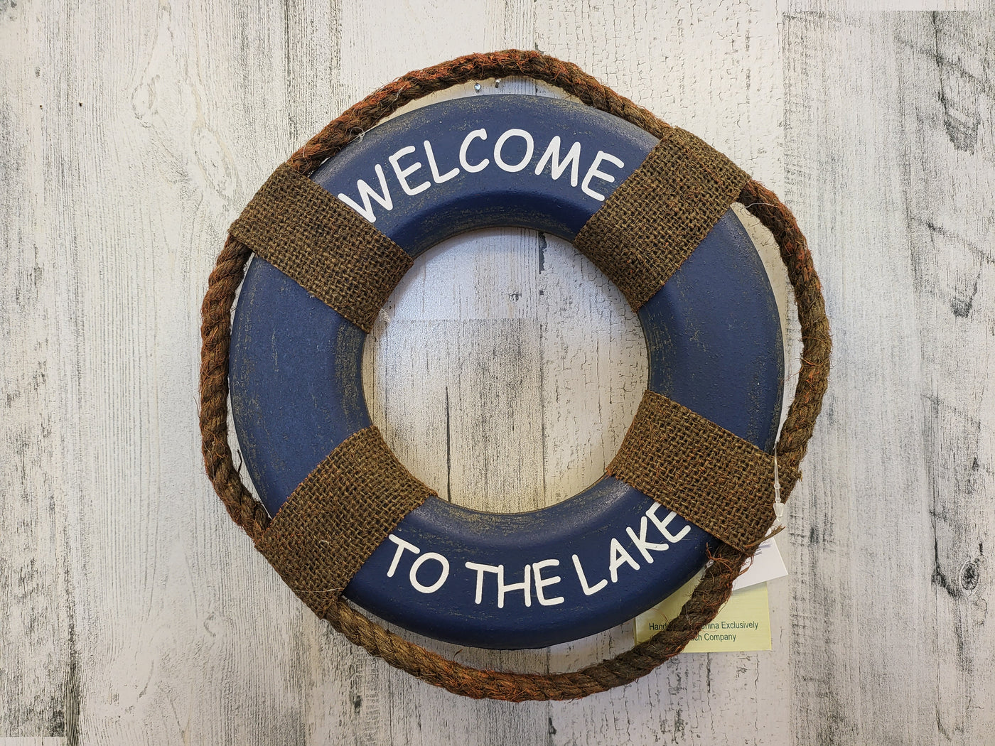 Welcome Aboard Nautical Life Ring Lifebuoy Boat Wall Hanging Home Decoration  New | eBay