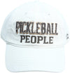 Pickleball People White Adjustable Hat - Buckeye Lake Place