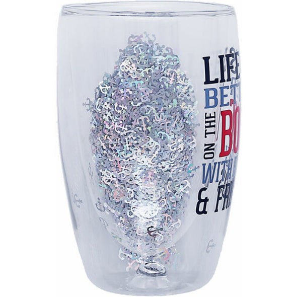 On the Boat - 14 oz Double Walled Glass