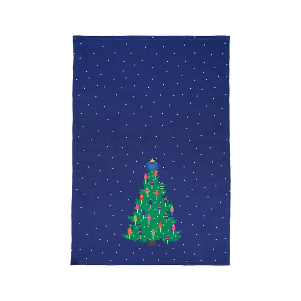 Holiday Buoy Tree Towel