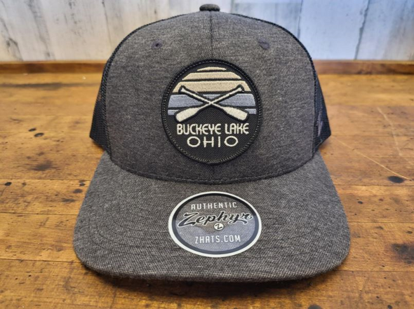 Buckeye Lake Paddles Embroidered Patch Hat