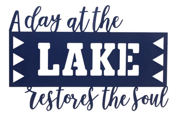 A Day At The Lake Sign - Buckeye Lake Place