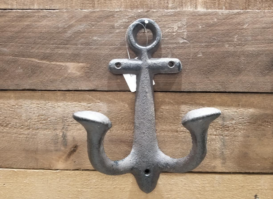 HomArt Anchor Hook - Cast Iron - Antique Black– AREO