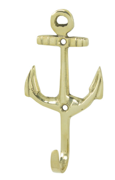 Sml Brass Anchor Hook