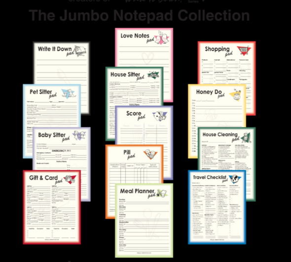 Pill Reminder Notepad - Jumbo