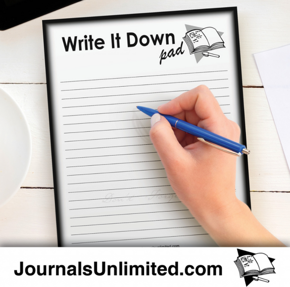 Jumbo Notepad, Write It Down (Blank)