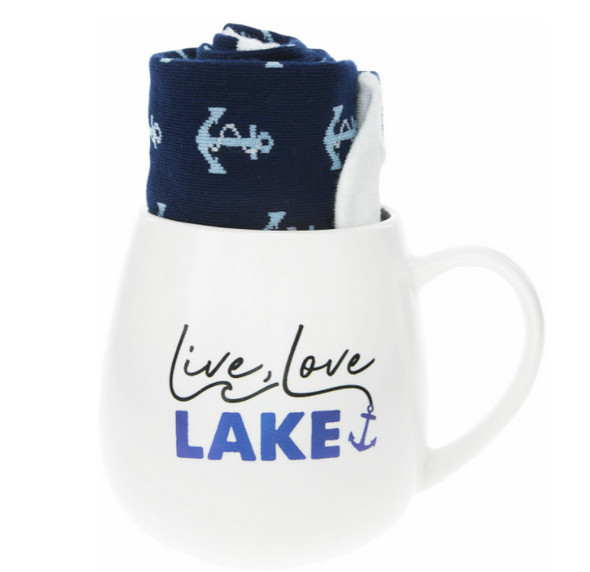 Lake - 15.5 oz Mug and Sock Set