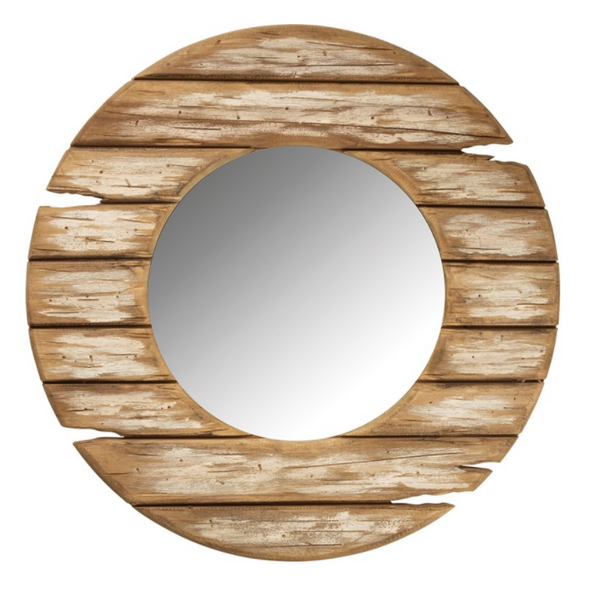 Distressed Frame Mirror - Buckeye Lake Place