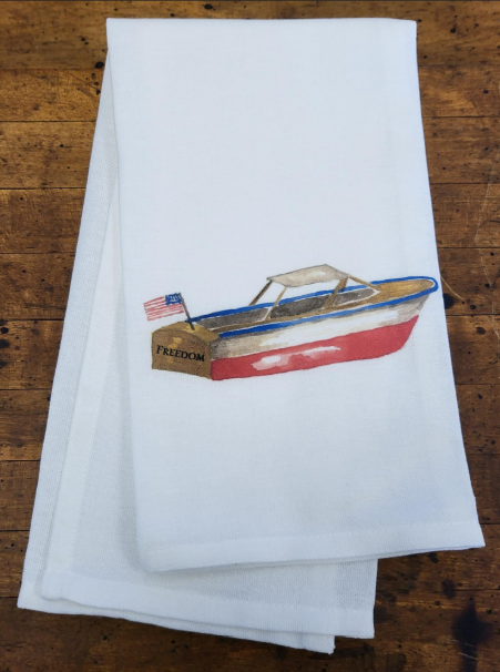 Freedom Boat Dish Towel