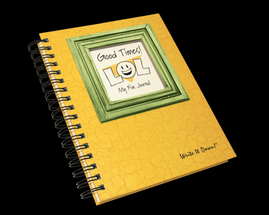 200 Page Yellow Hard Cover Good Time Moments Fun Journal