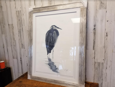 Heron In Grey - Buckeye Lake Place