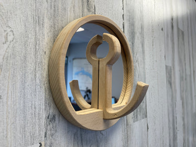Mirror with Anchor Hook