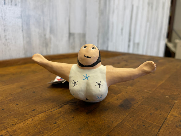Hanging Female Diver Paper Mache