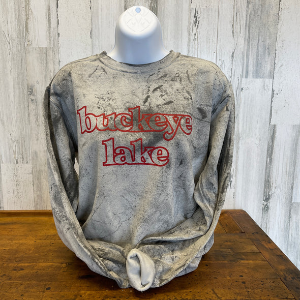 Buckeye Lake Hippie Font Sweatshirt
