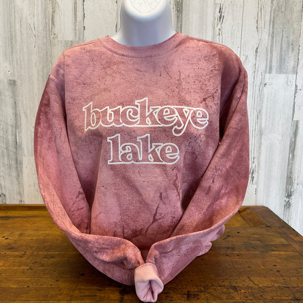 Buckeye Lake Hippie Font Sweatshirt