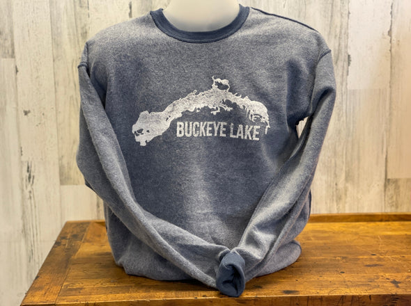 Lake Outline With Buckeye Lake Sweatshirt