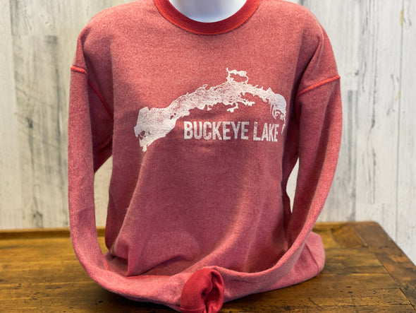 Lake Outline With Buckeye Lake Sweatshirt