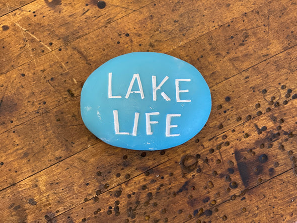 Lake Life & Relax Resin Stones